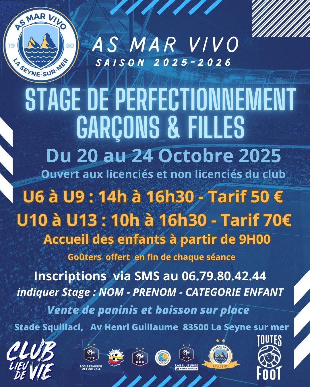 Affiche foot masculin